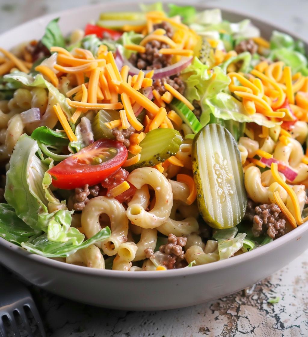 Big Mac Pasta Salad - detail 1