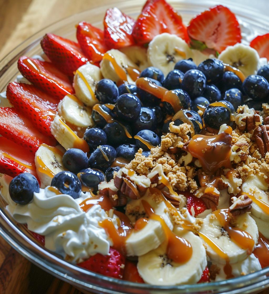 Caramel Crunch Cheesecake Fruit Salad - detail 1