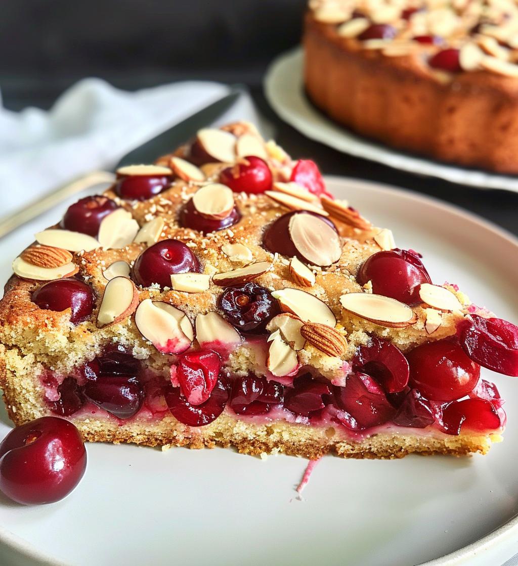Cherry Almond Cake - detail 1