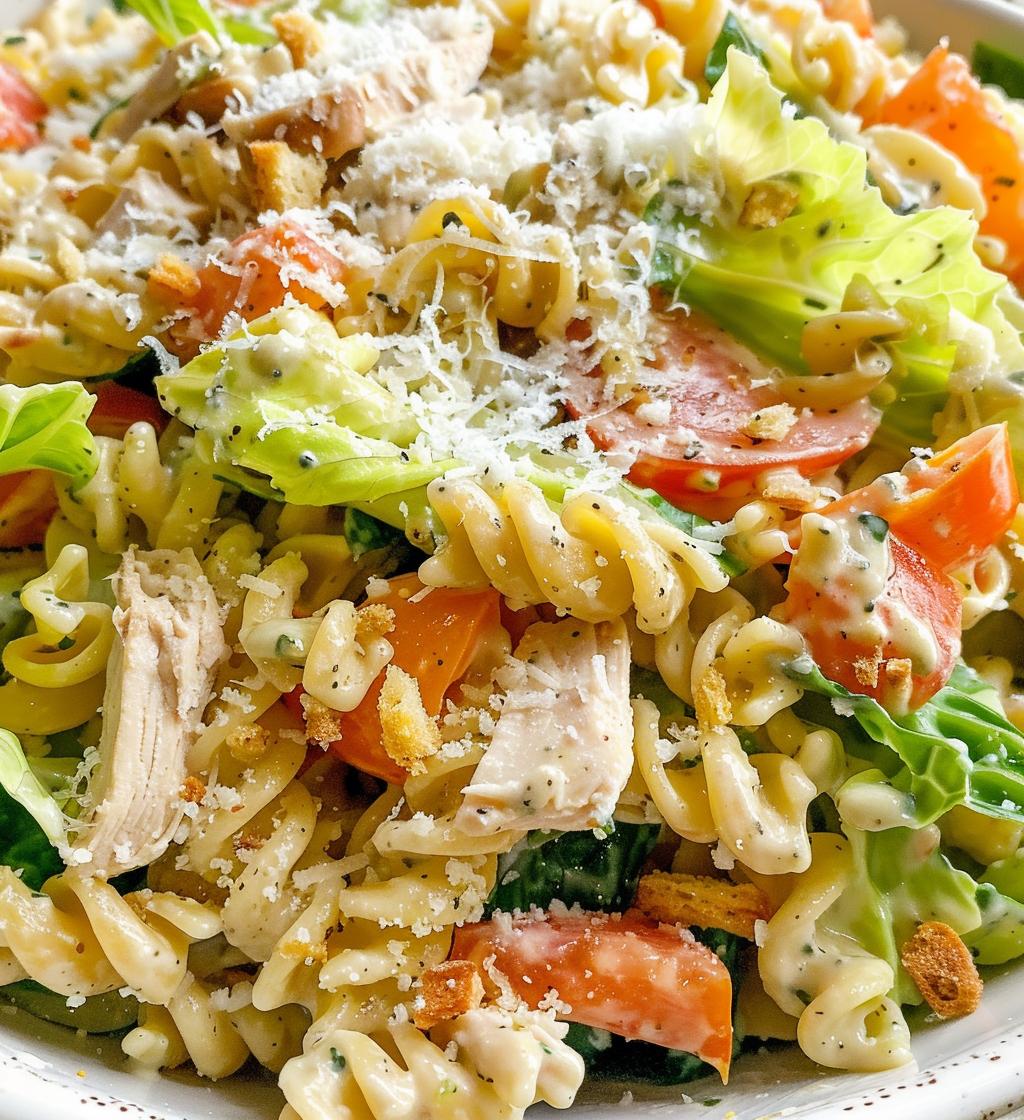 Chicken Caesar Pasta Salad - detail 1