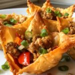 Chicken Wonton Cups