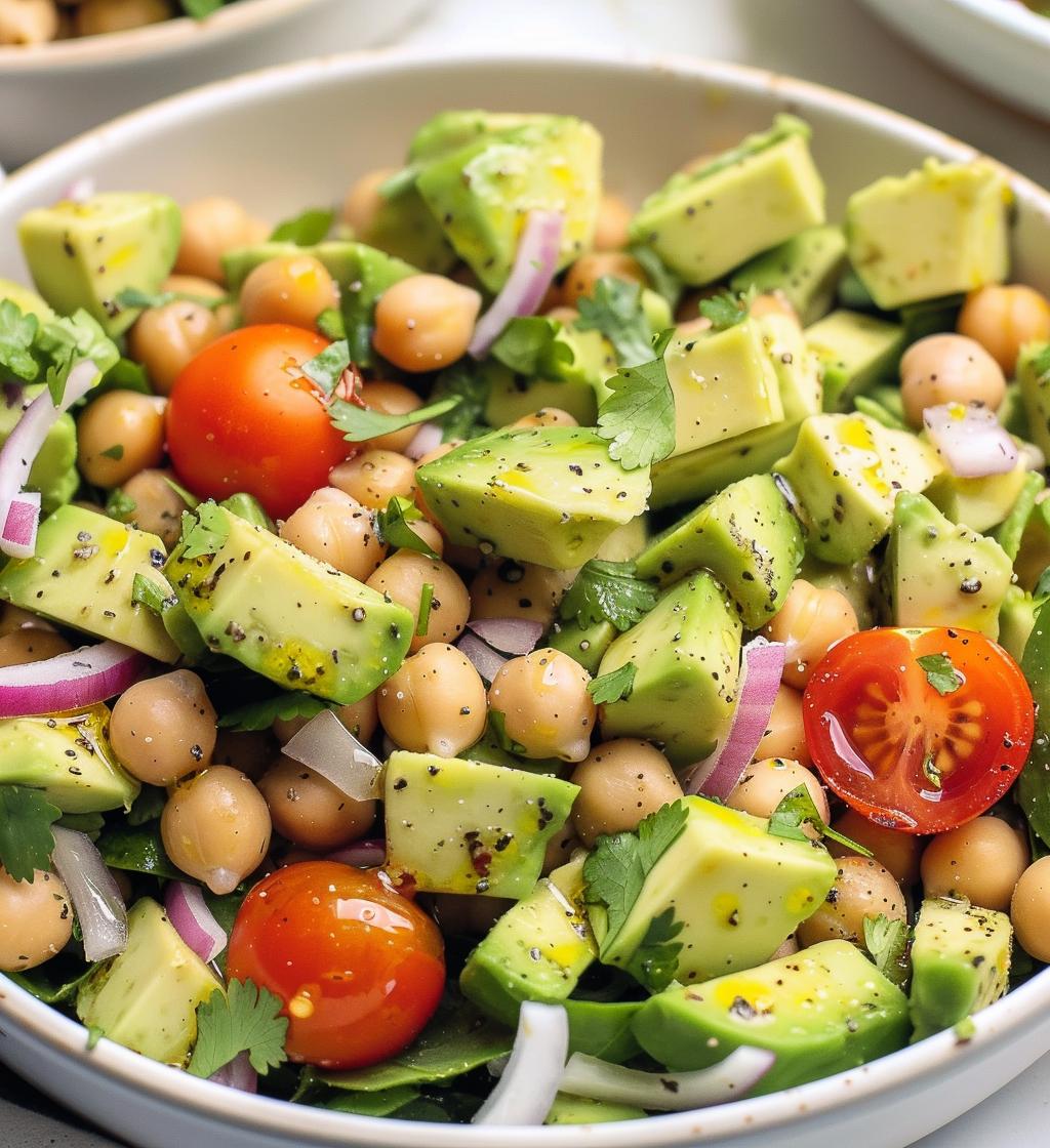 Chickpea Avocado Salad - detail 1