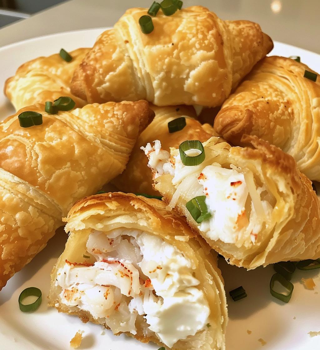 Crab Crescent Bites