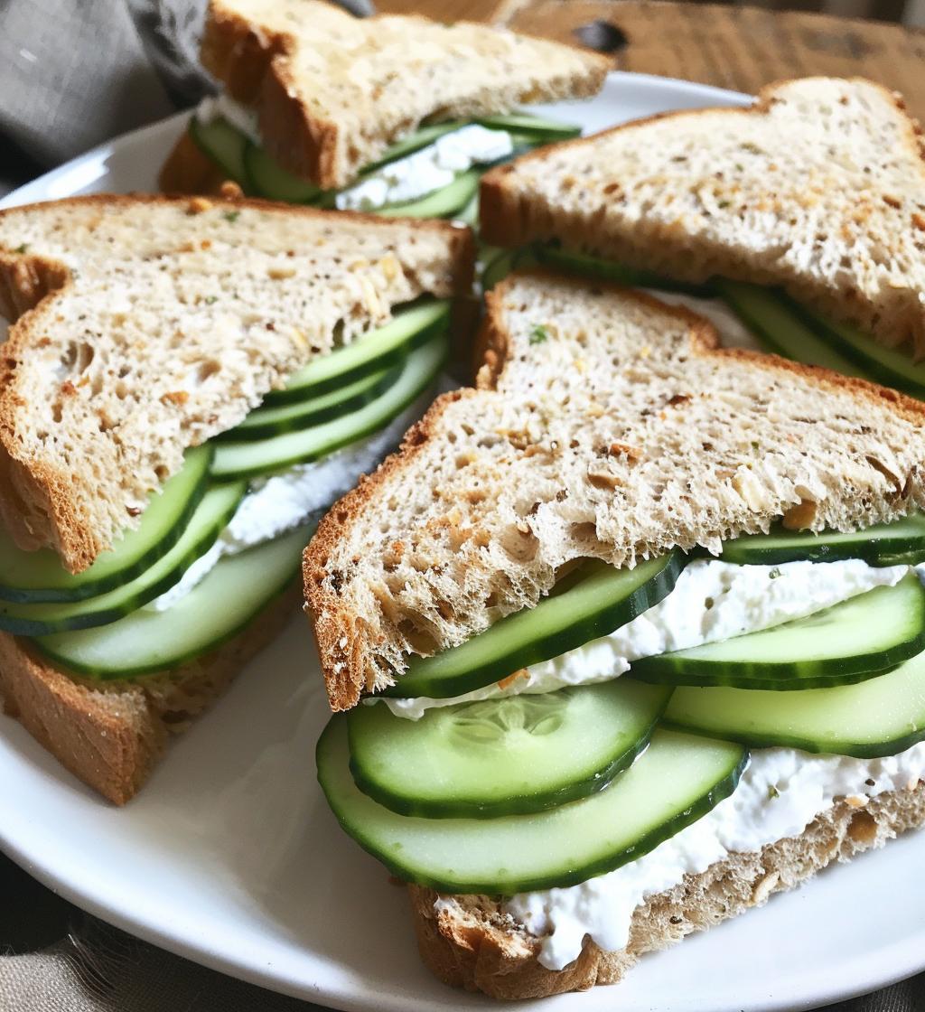 Cucumber Sandwiches - detail 1