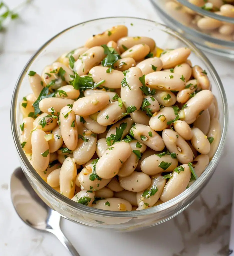 Easy Marinated White Beans