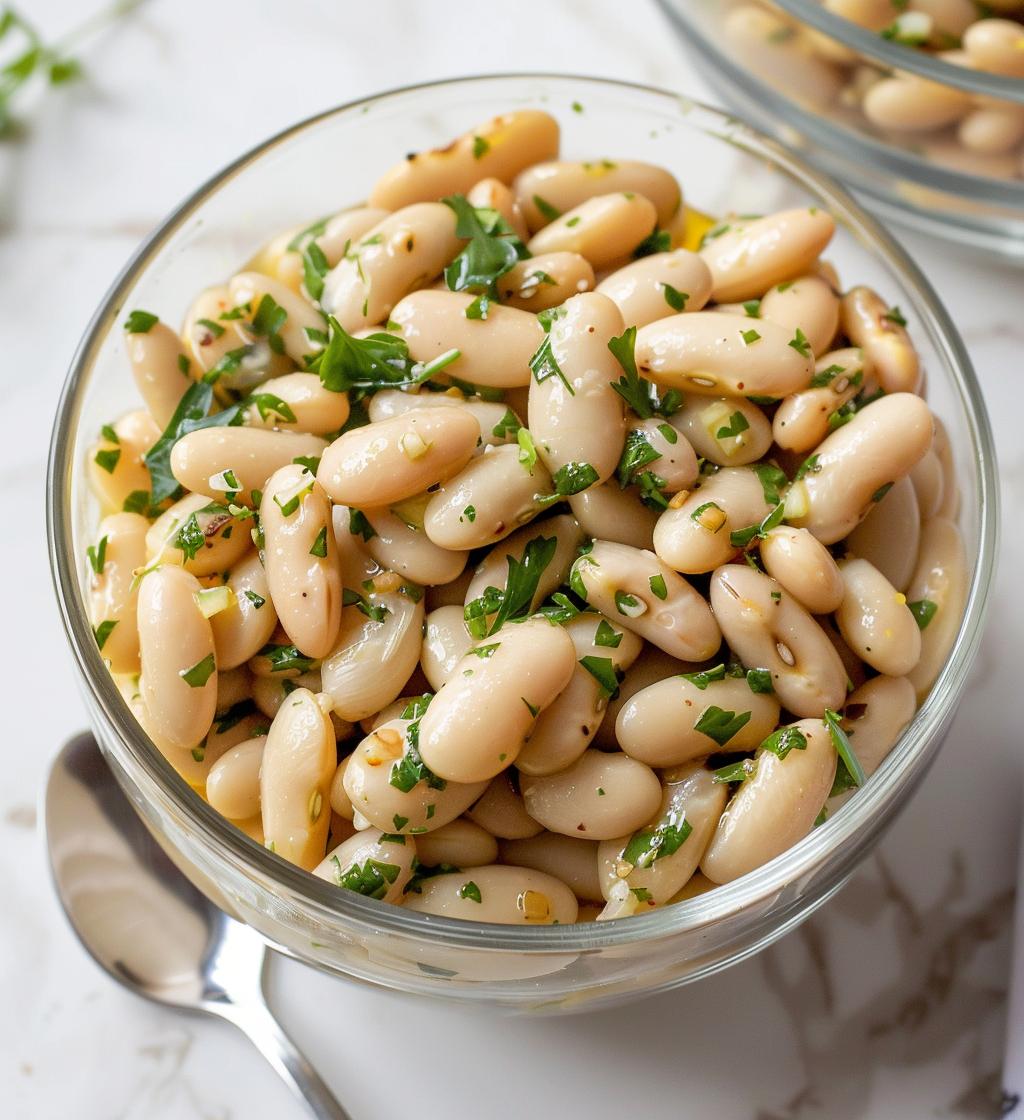 Easy Marinated White Beans