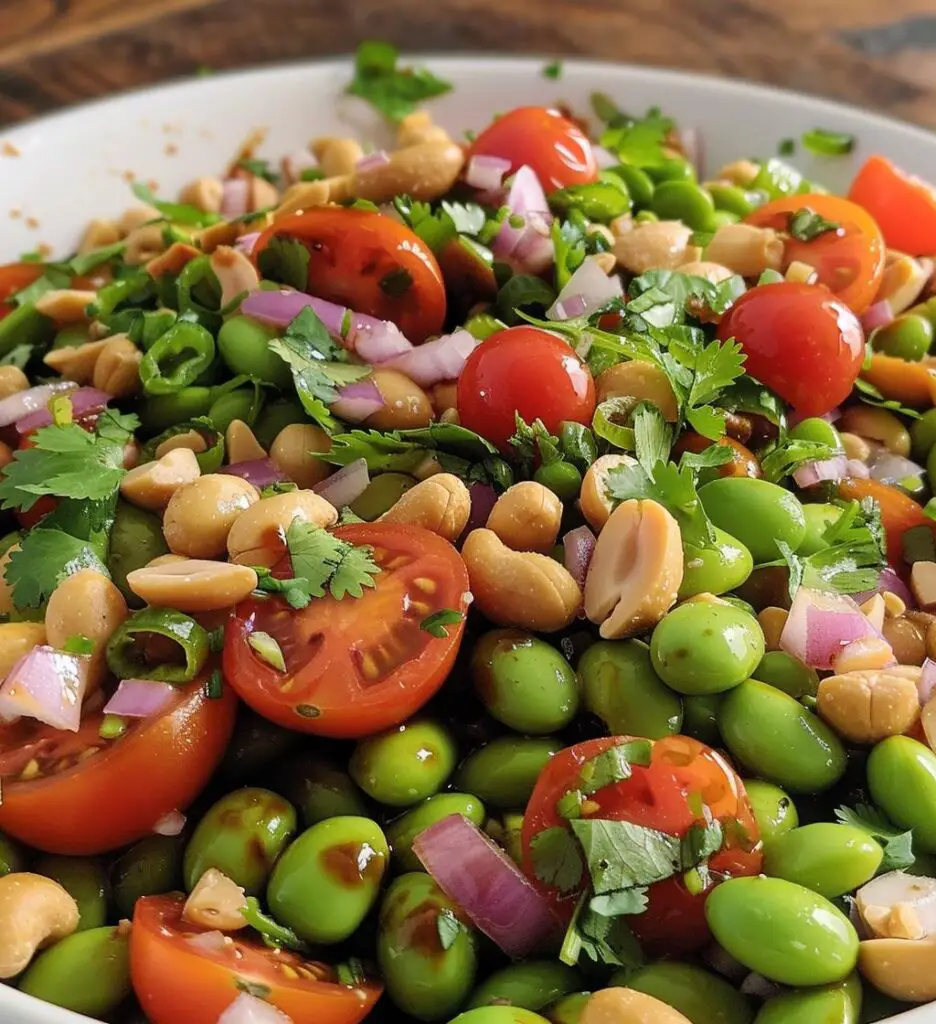 Edamame Peanut Salad