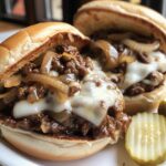 French Onion Beef Sloppy Joes