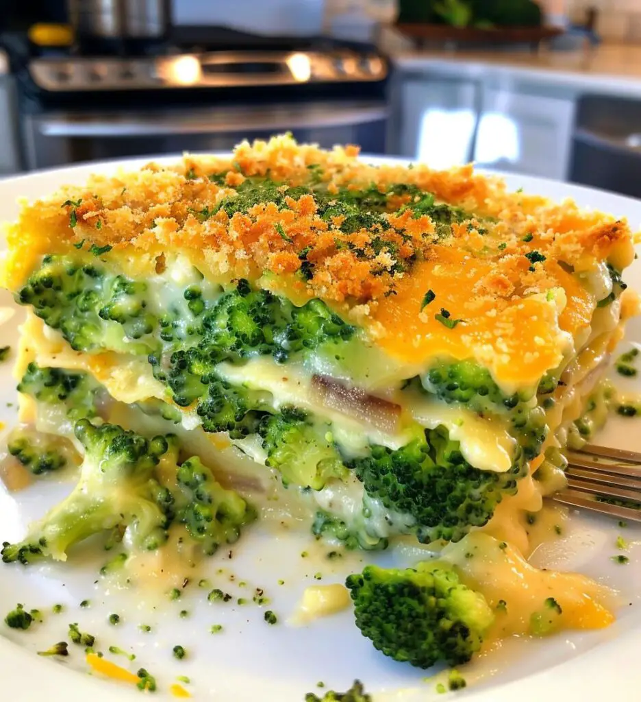 French Onion Broccoli Cheese Casserole