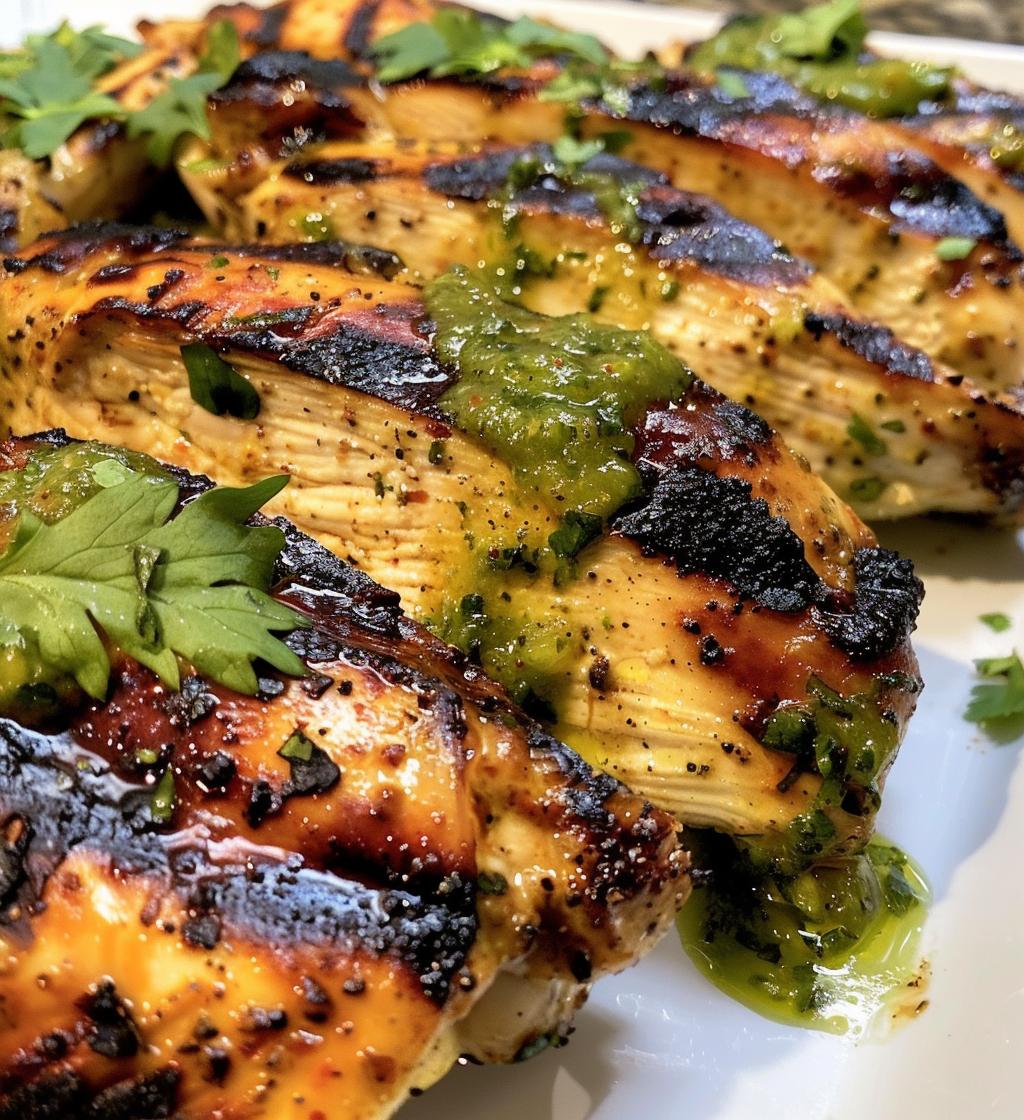 Grilled Salsa Verde Chicken - detail 1