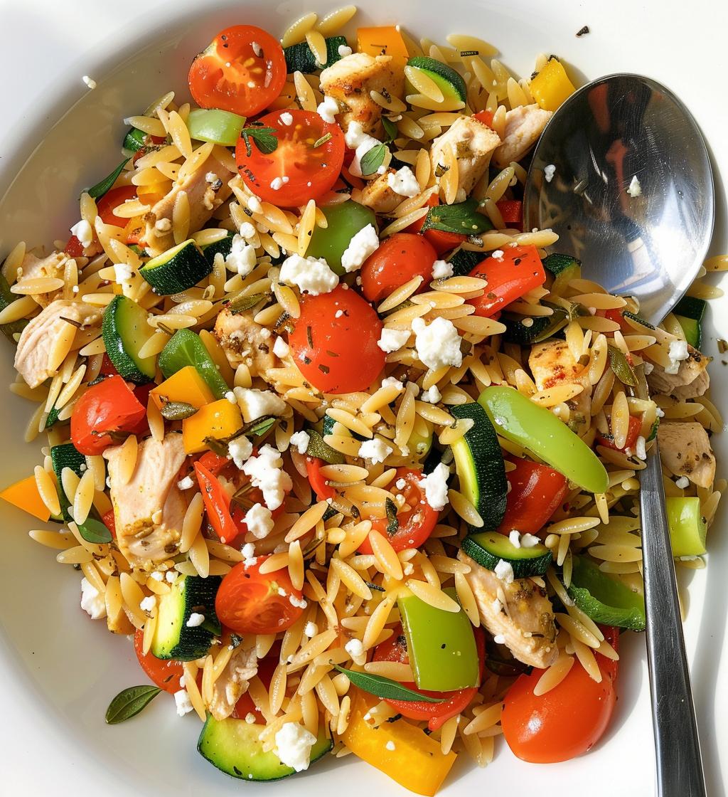 Mediterranean Chicken Orzo - detail 1