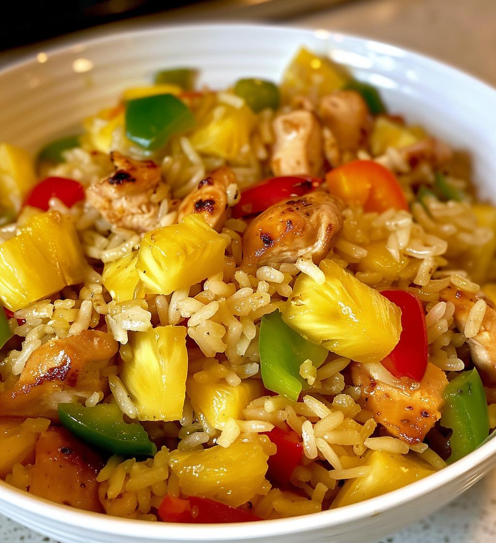 Pineapple Chicken Rice - detail 1