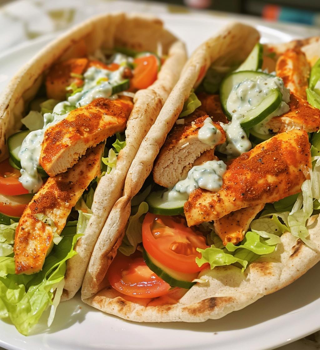Sheet Pan Chicken Pitas - detail 1
